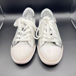 NEW Guess Silver sparkling Sneakers